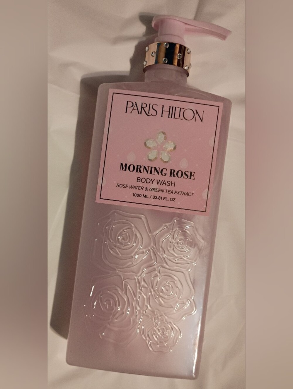 New & Unused Paris Hilton Morning Rose 33.8 Fl Oz Body Wash